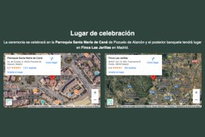 Ubicación de la boda